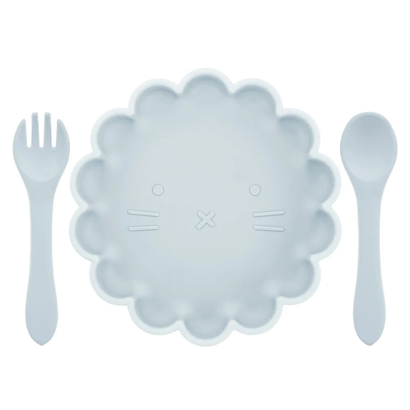 TinyBloom™ Baby Silicone Plate Set