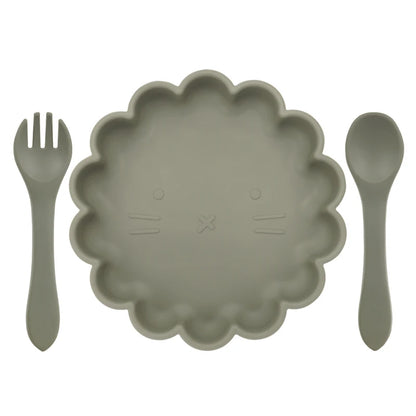 TinyBloom™ Baby Silicone Plate Set