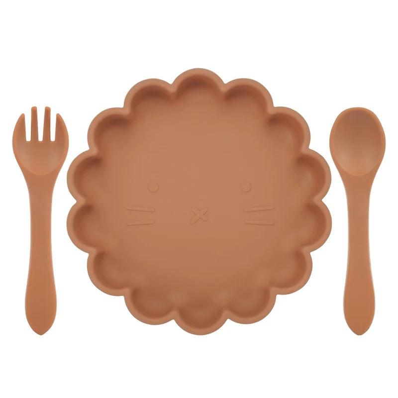 TinyBloom™ Baby Silicone Plate Set