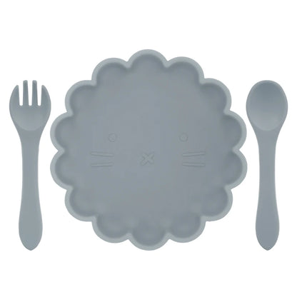 TinyBloom™ Baby Silicone Plate Set