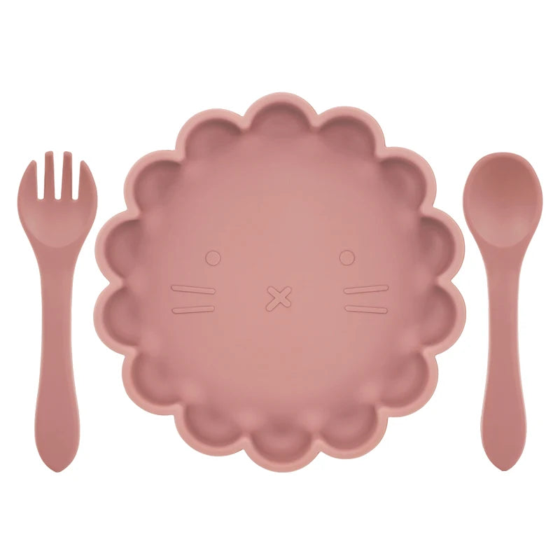 TinyBloom™ Baby Silicone Plate Set