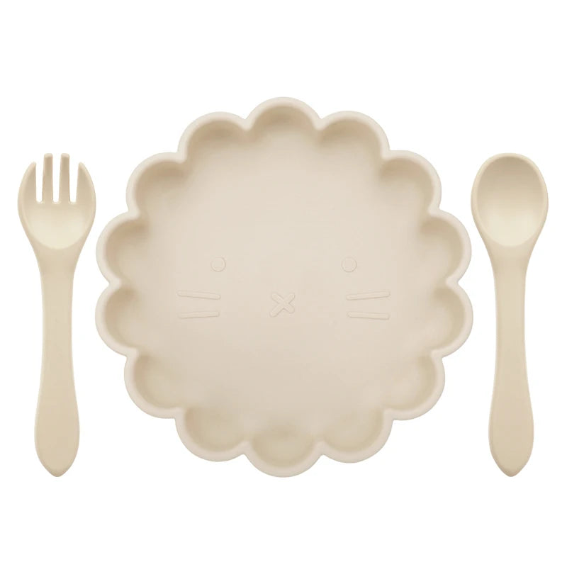 TinyBloom™ Baby Silicone Plate Set