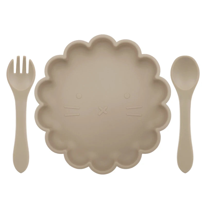 TinyBloom™ Baby Silicone Plate Set