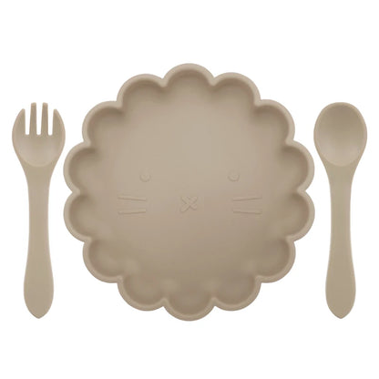 TinyBloom™ Baby Silicone Plate Set