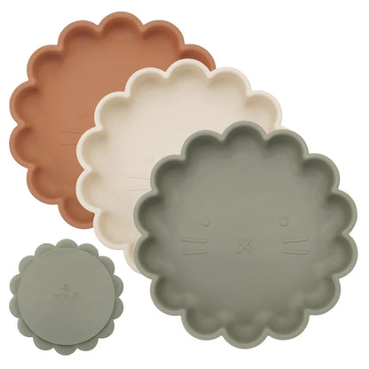 TinyBloom™ Baby Silicone Plate Set