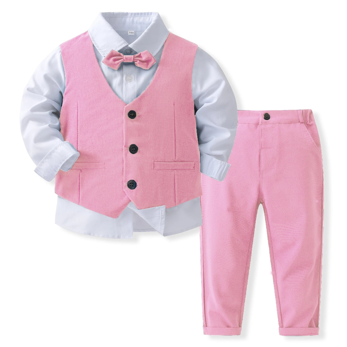 TinyDapper™ Cotton Vest Suit for Boys