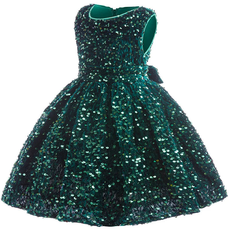 TwinkleGrace™ Sequin Princess Dress