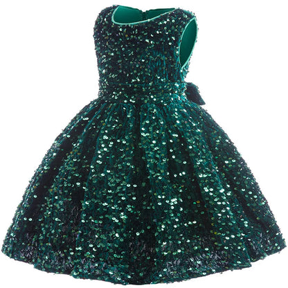 TwinkleGrace™ Sequin Princess Dress