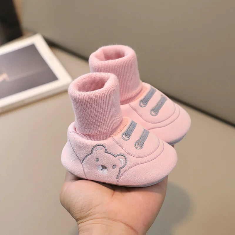 CuddleWalk™ Infant Cartoon Shoes