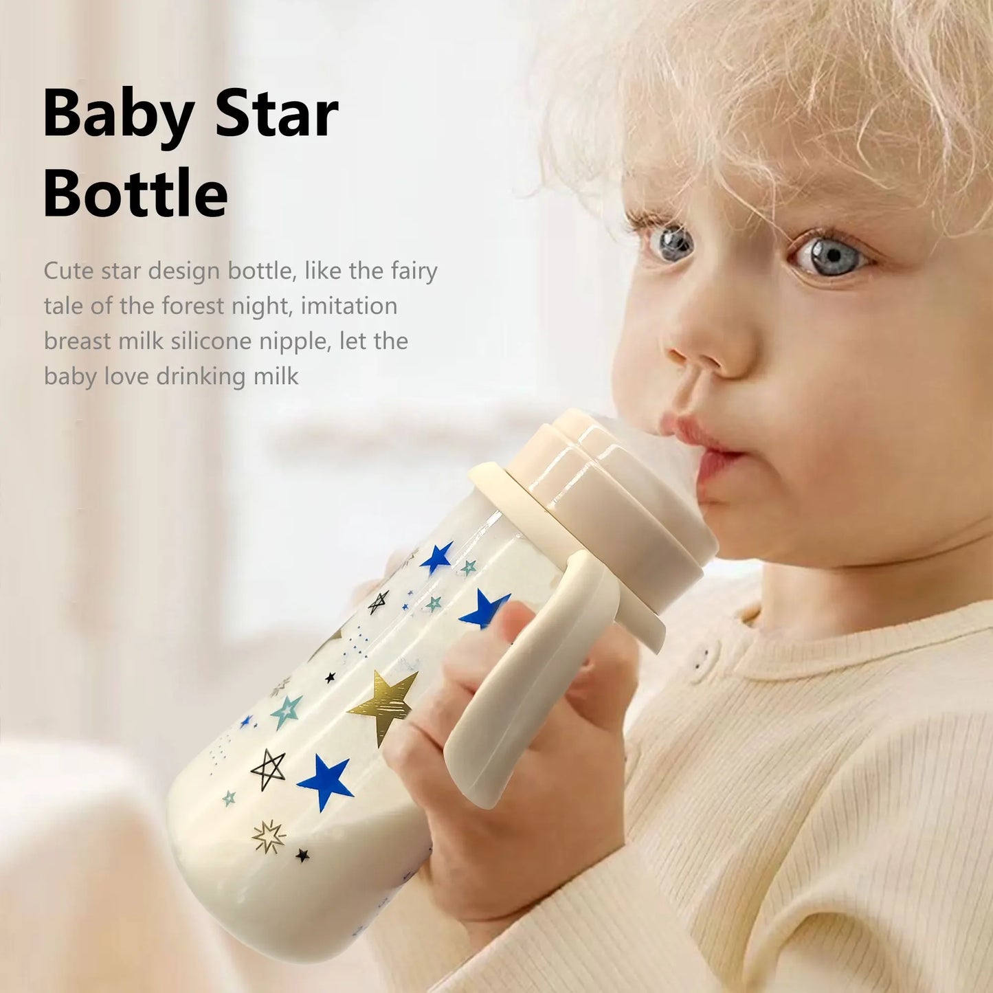 MilkyWayEase™ Ergonomic Baby Bottle 330ml