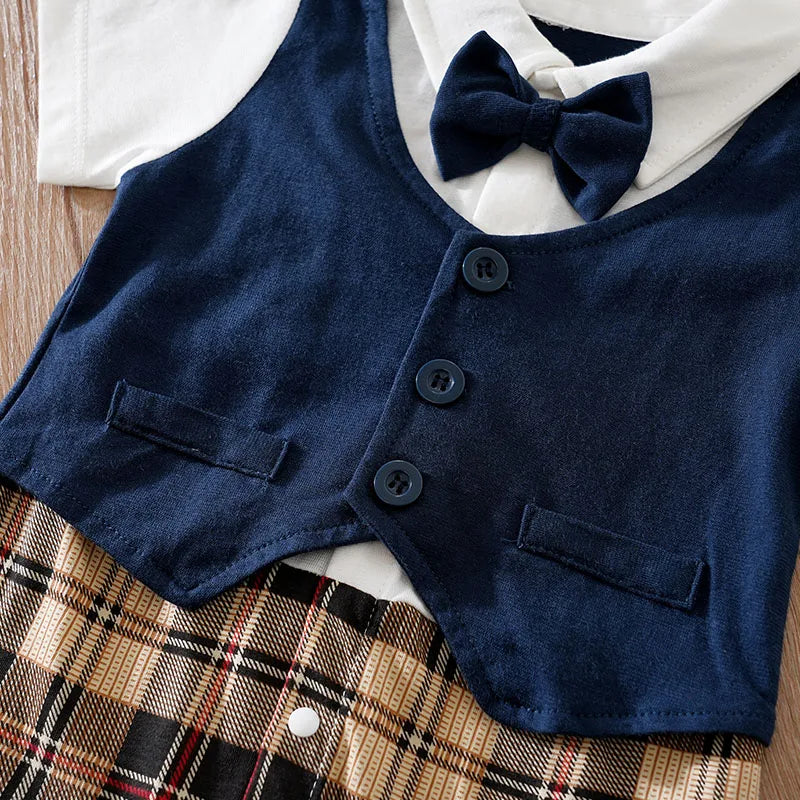 DapperCub™ Boys’ Formal Romper
