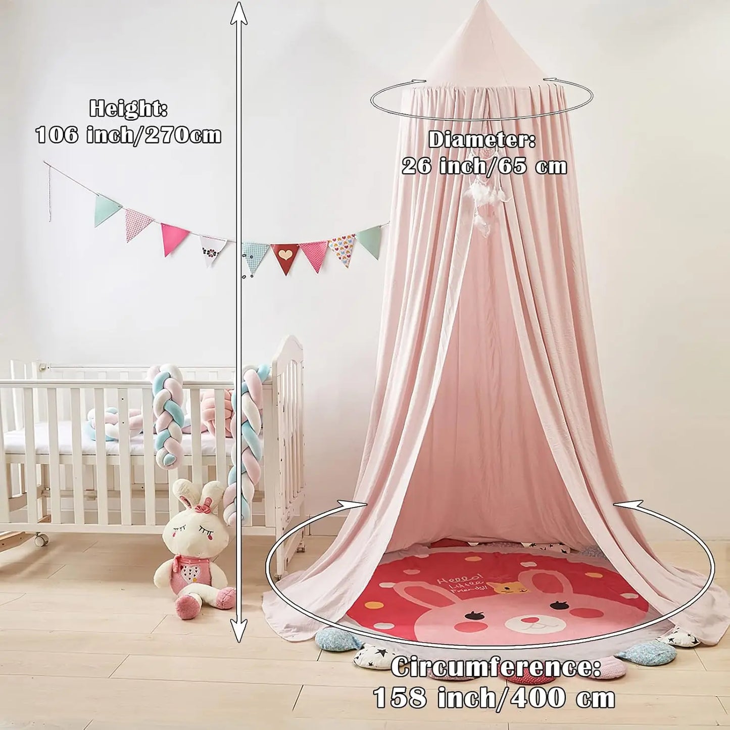 DreamHaven™ Hanging Bed Tent for Kids