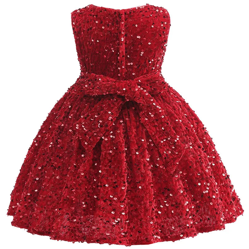TwinkleGrace™ Sequin Princess Dress