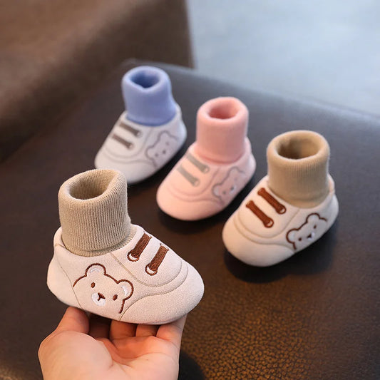 CuddleWalk™ Infant Cartoon Shoes