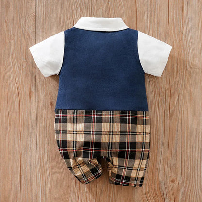 DapperCub™ Boys’ Formal Romper