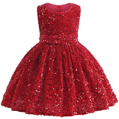 TwinkleGrace™ Sequin Princess Dress