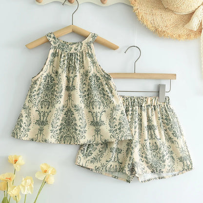 . SunnyBloom™ Girls Summer Two-Piece Set