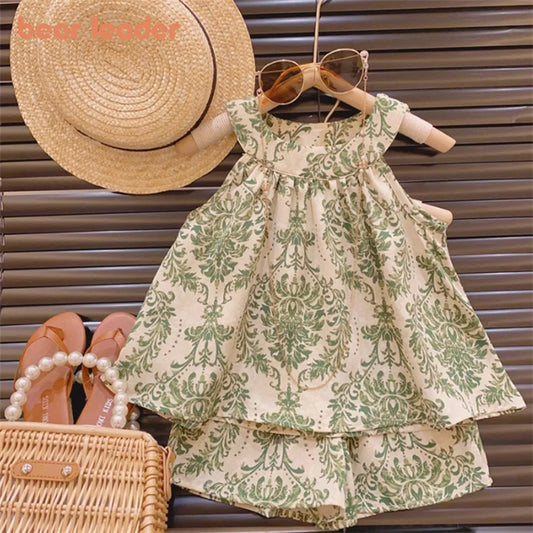. SunnyBloom™ Girls Summer Two-Piece Set