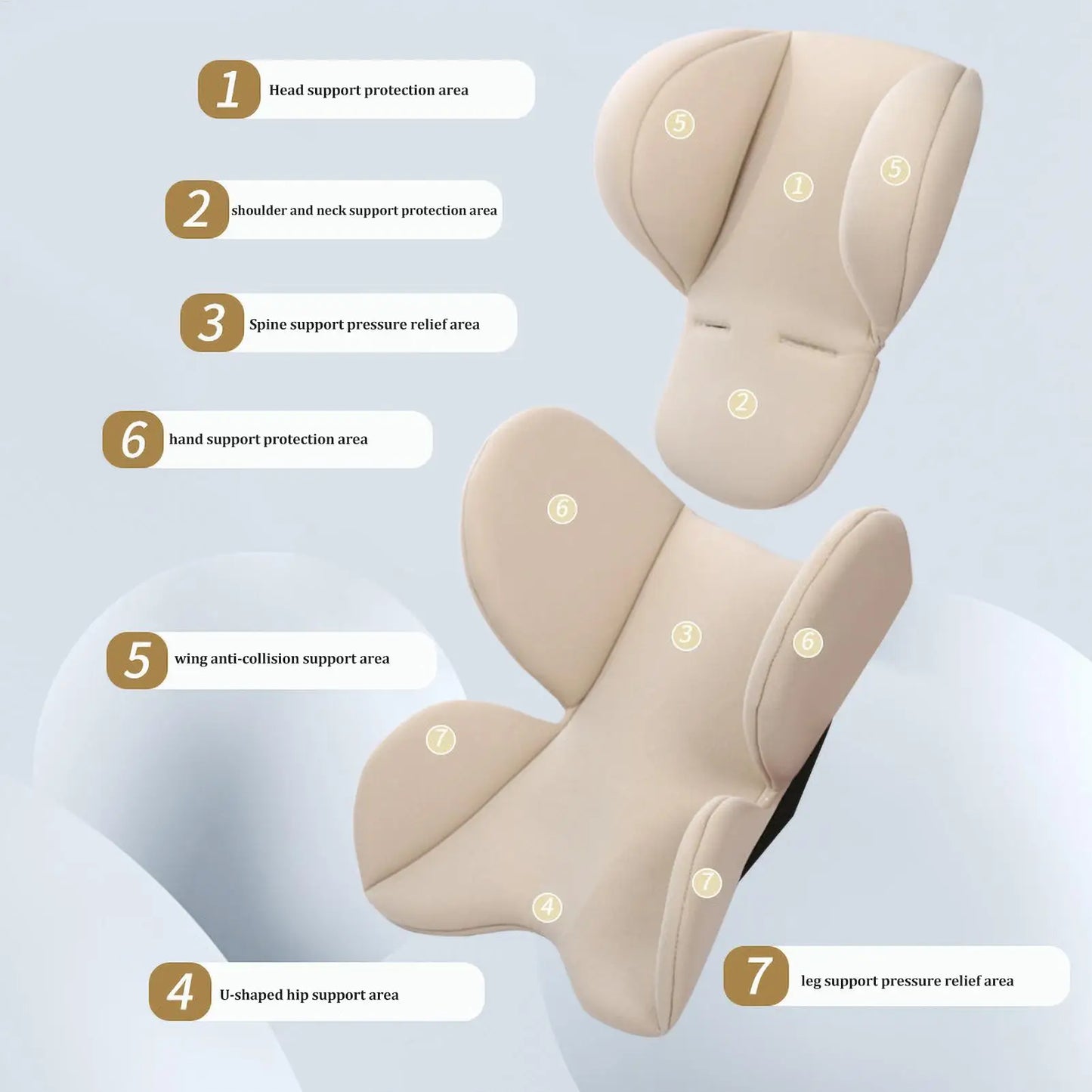 DreamNest™ Baby Stroller Cushion